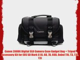 Canon 200DG Digital SLR Camera Case Gadget Bag   Tripod Accessory Kit for EOS 5D Mark II III