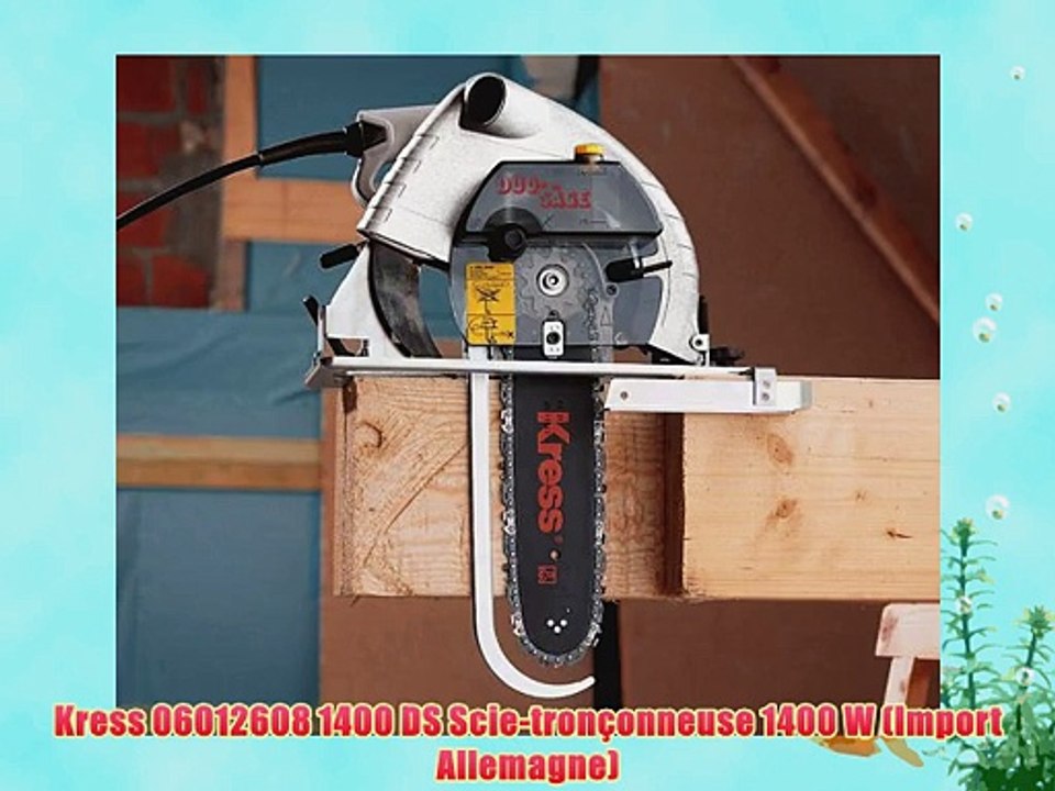 Kress 06012608 1400 DS Scie-tron?onneuse 1400 W (Import Allemagne)