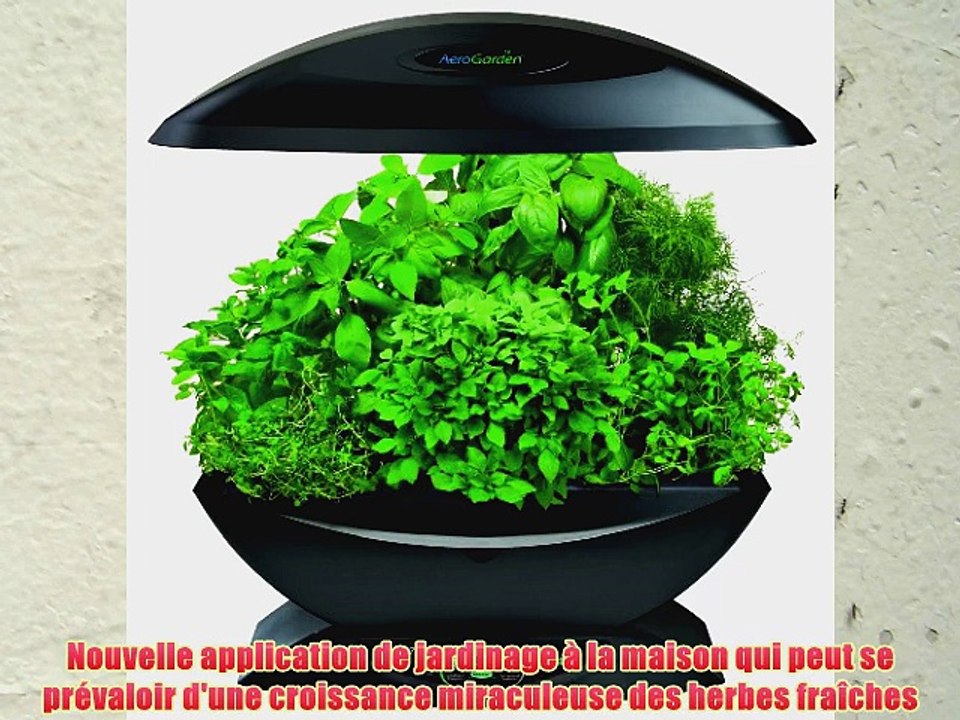 AeroGarden AERO500B Kit de Jardinage 7 Pi?ces Noir