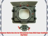 Kamerar Matte Box Lite for Nikon Canon Sony DSLR Cage Stabilizer Rig Video