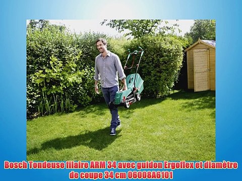 Bosch Tondeuse filaire ARM 34 avec guidon Ergoflex et diam?tre de coupe 34 cm 06008A6101
