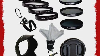 Vivitar 55mm Professional Deluxe 7-Piece Accessory Filter Kit with Carson Optical Stuff-It