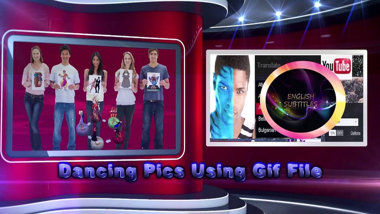 Learn Microsoft PowerPoint .Insert Dancing Figures & Pics Using Gif File In Your Presentations