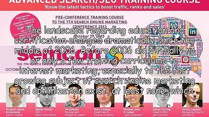 Search Marketing Training and Certification