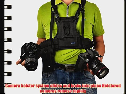Opteka MCH-25 Multi Camera Carrier Harness Holster System for DSLR Cameras