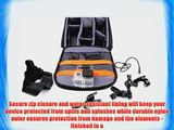 DURAGADGET Rugged Water-Resistant Nylon Rucksack / Backpack With Loads Of Space For Accessories