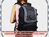 Evecase? Professional DSLR Camera Backpack for Sony SLT-A58 A99 A37 A57 A77 A65 A35 A33 A55