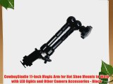 CowboyStudio 11-Inch Magic Arm for Hot Shoe Mounts to Work with LED lights and Other Camera