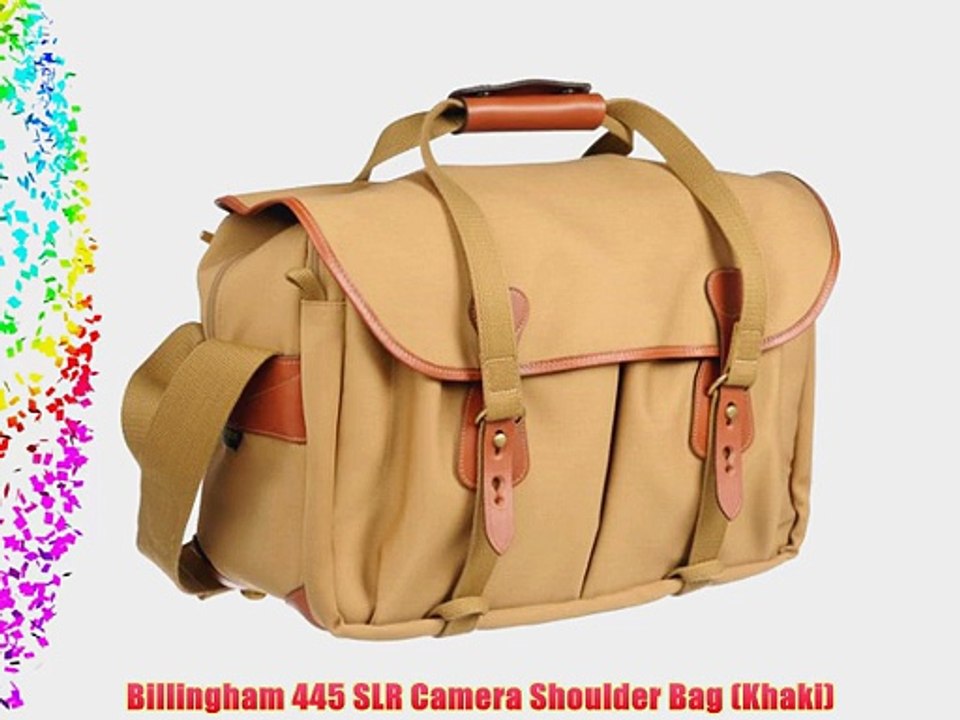 Billingham 445 SLR Camera Shoulder Bag (Khaki)