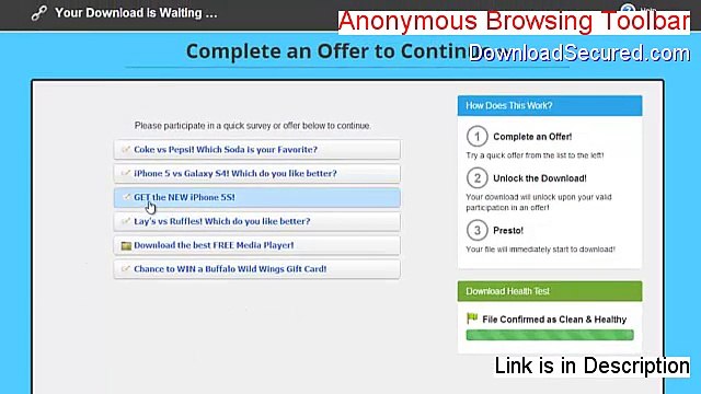 Anonymous Browsing Toolbar Cracked - Free of Risk Download (2015)