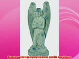 Casa Collection 10591 Statue d'un ange agenouill? aux bras crois?s Aspect pierre 785 x 39 cm