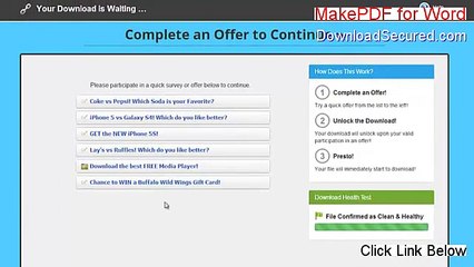 MakePDF for Word Key Gen (Instant Download)