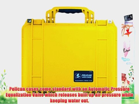 Pelican 1450 Case w/Foam (Yellow)