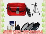 Nikon 1 Series Deluxe Digital Camera Case (Red) with 3 UV/CPL/ND8 Filters   Tripod   Cleaning