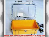 Pelican 1050 Micro Case Clear with Yellow Liner