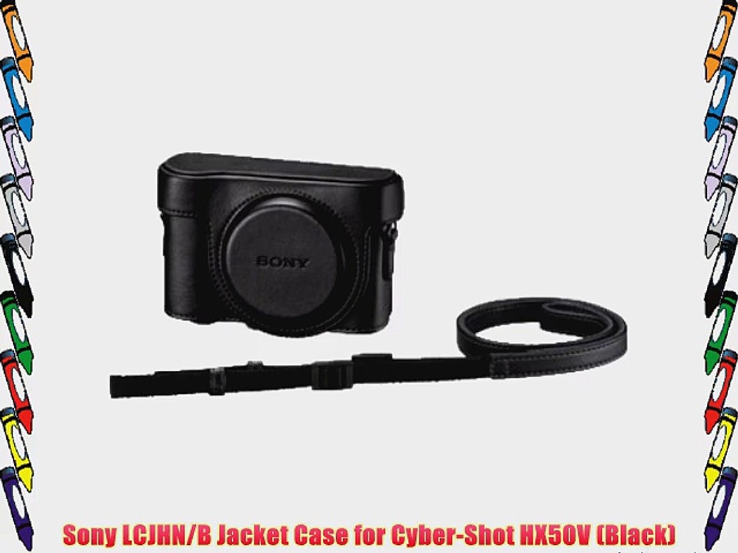 Sony Lcjhn B Jacket Case For Cyber Shot Hx50v Black Video