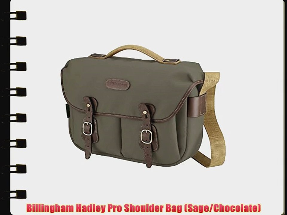 Billingham Hadley Pro Shoulder Bag (Sage/Chocolate)