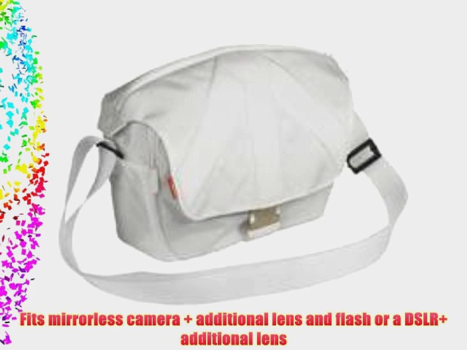 Manfrotto Unica 1 Camera Messenger Bag- White