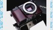 Gariz Genuine Leather XS-CHNEX7BR Camera Metal Half Case for Sony NEX7 NEX-7 Brown