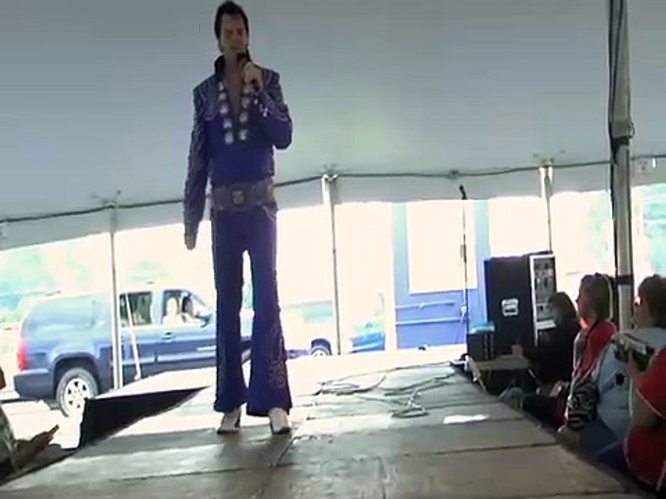 Brad Latham doing It's Midnight at Elvis Week 2008 video