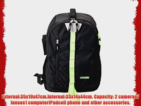 Eggsnow DSLR Camera Case Anti-theft Nylon Water-resistance Camera Backpack Bag for Canon EOS