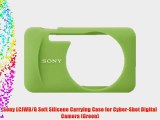 Sony LCJWB/G Soft Silicone Carrying Case for Cyber-Shot Digital Camera (Green)