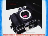 Gariz Genuine Leather XS-CHEM5BK Camera Metal Half Case for Olympus OM-D E-M5 EM5 Black