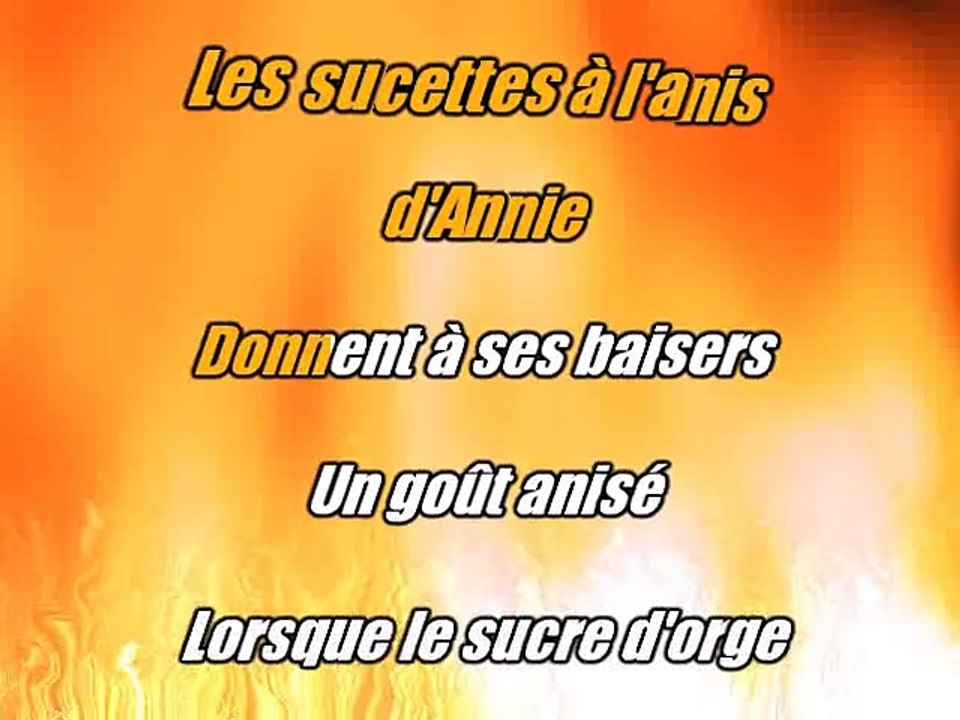 KARAOKE SERGE GAINSBOURG - Les sucettes à l'anis