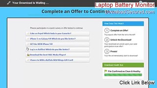 Laptop Battery Monitor Full (laptop battery monitor program)