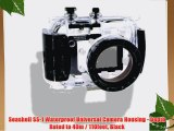 Seashell SS-1 Waterproof Universal Camera Housing - Depth Rated to 40m / 110feet Black