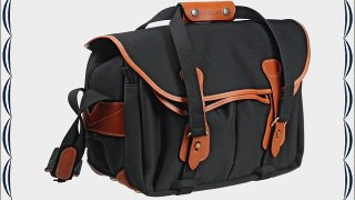 Billingham 335 Camera Bag (Black w/ Tan Trim)