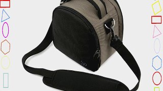Steel Grey Stylish Elegant Laurel Handbag Camera Bag with Adjustable Shoulder Strap for Samsung