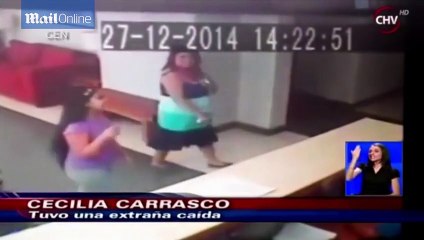 Woman Says She Was Pushed To The Floor By A GHOST - EXCLUSIVE CLIP