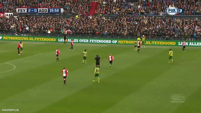 01-02-2015 Feyenoord - ADO Den Haag; Volledige wedstrijd
