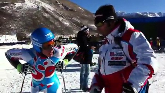Victor Muffat-Jeandet à l'entraînement à Vail avant les Mondiaux