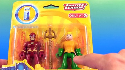 Imaginext Aquaman & The Flash with Spongebob Squarepants!