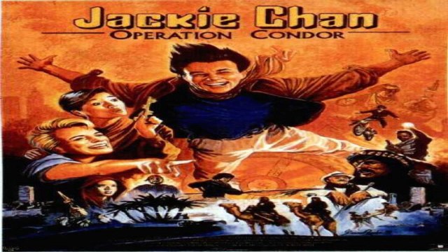 Aldo Sambrell con Jackie Chan en Operación Cóndor