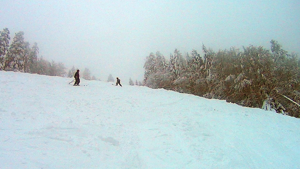 Ventron Frere Joseph , La Face rouge, Eliot dans la poudreuse !! 8ans
