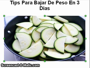 Tips para bajar peso