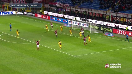 Ménez abre a contagem de pênalti para o Milan