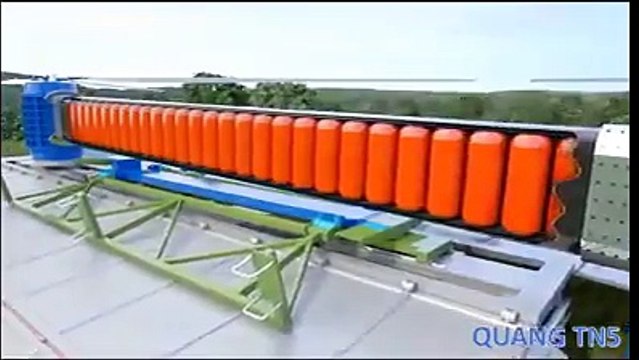 Destroying the world with a strange weapons.