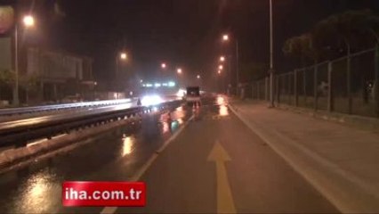 Sahil Yolu, Denizde Oluşan Dalgalar Nedeniyle Trafiğe Kapandı