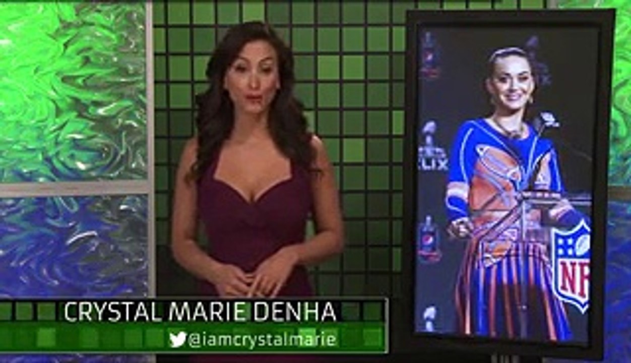 Katy Perry Steals the Show at Super Bowl Media Day - Video Dailymotion