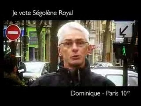 Logement Je vote Ségolène Royal