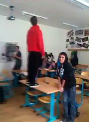 Boredom before class begins !!! Hahahaha