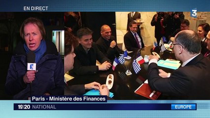 Le ministre des Finances grec a rencontré Michel Sapin à Bercy