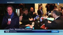 Le ministre des Finances grec a rencontré Michel Sapin à Bercy