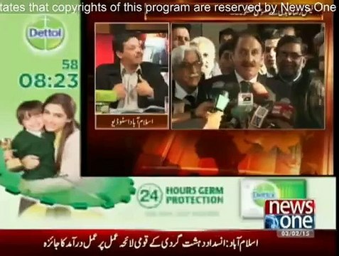Faisal Raza Abidi in Live With Dr. Shahid Masood - 3rd February 2015