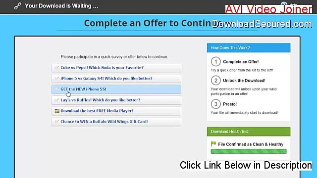 AVI Video Joiner Free Download - Free of Risk Download (2015)