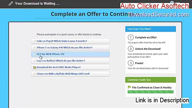 Auto Clicker Asoftech Crack [Instant Download 2015]